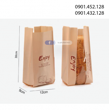Túi bánh mì Enjoy size trung (12 x 9 x 30)